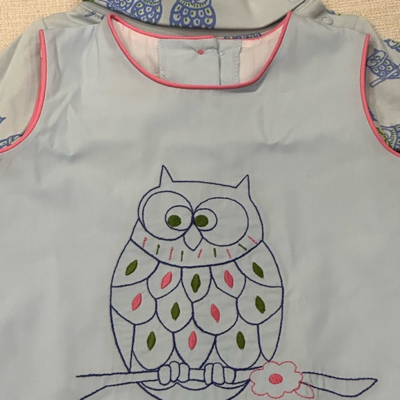 Beaufort Bonnet Light Blue Jumper with Owl Design and Owl Turtleneck. - Picture 10 of 10